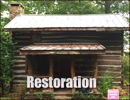 Historic Log Cabin Restoration  Thelma, Kentucky